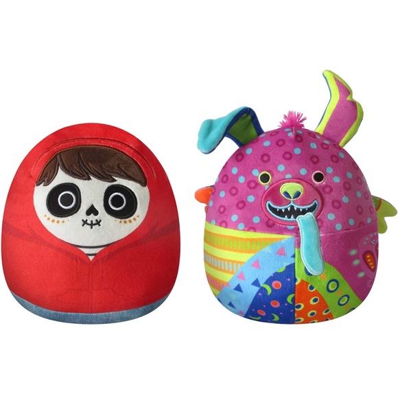 Squishmallows Other - NWT 8” Disney Pixar Coco’s Miguel and Dante Squishmallow Bundle Set